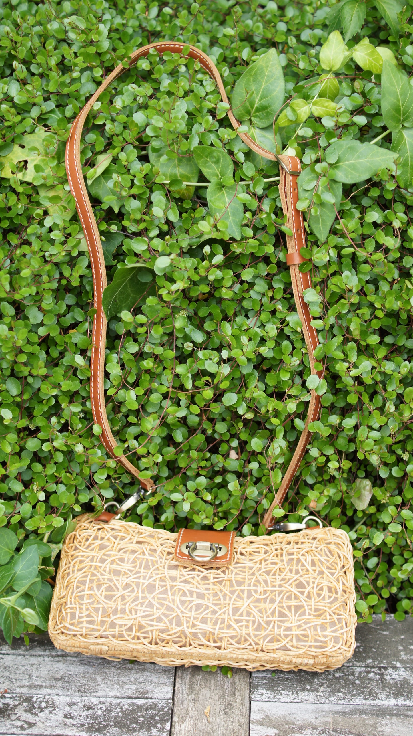 Premium Rattan Bag *Adinda* handmade fashion Handbag Straw Rattan Purse Woven