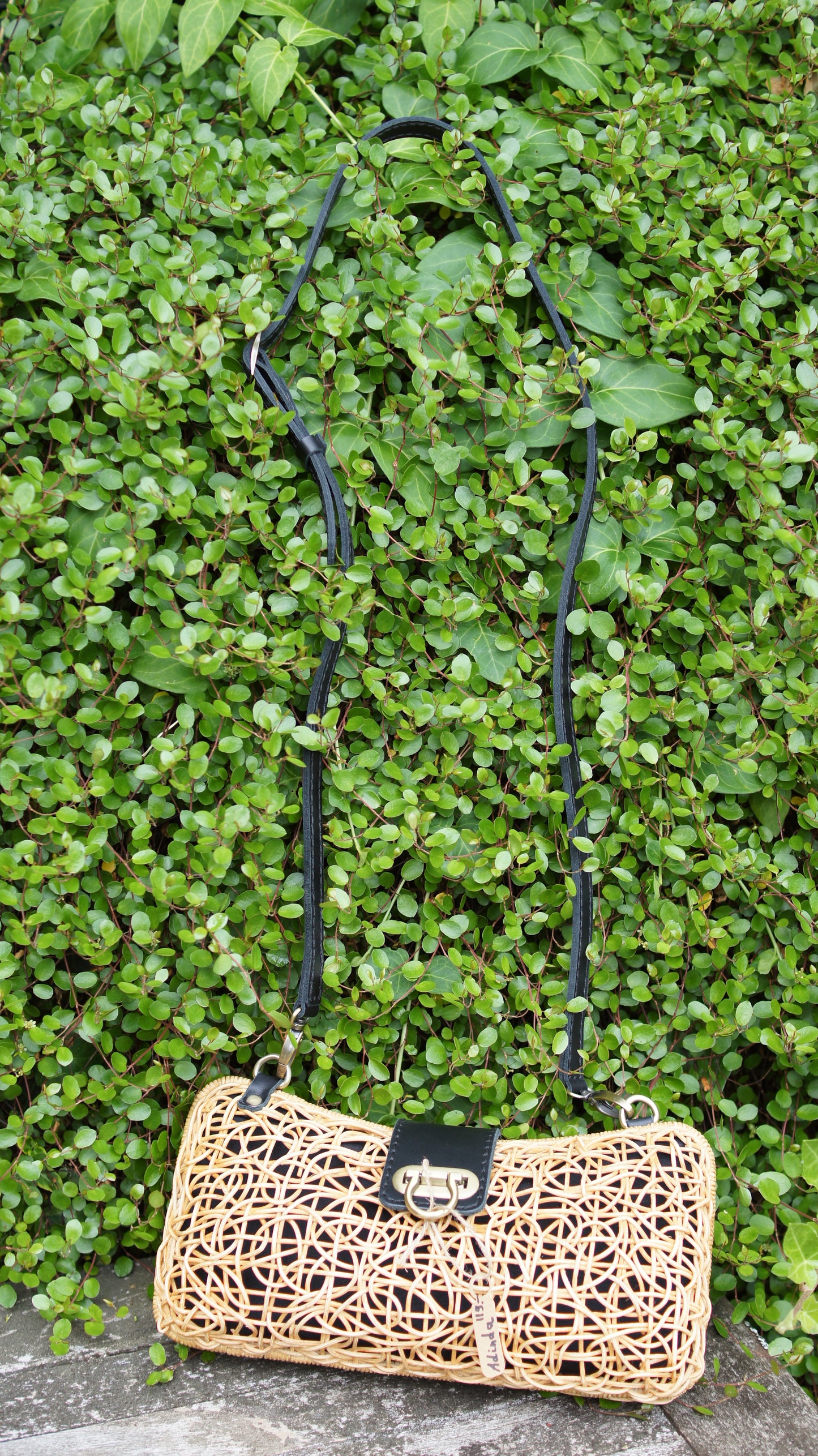 Premium Rattan Bag *Adinda* handmade fashion Handbag Straw Rattan Purse Woven