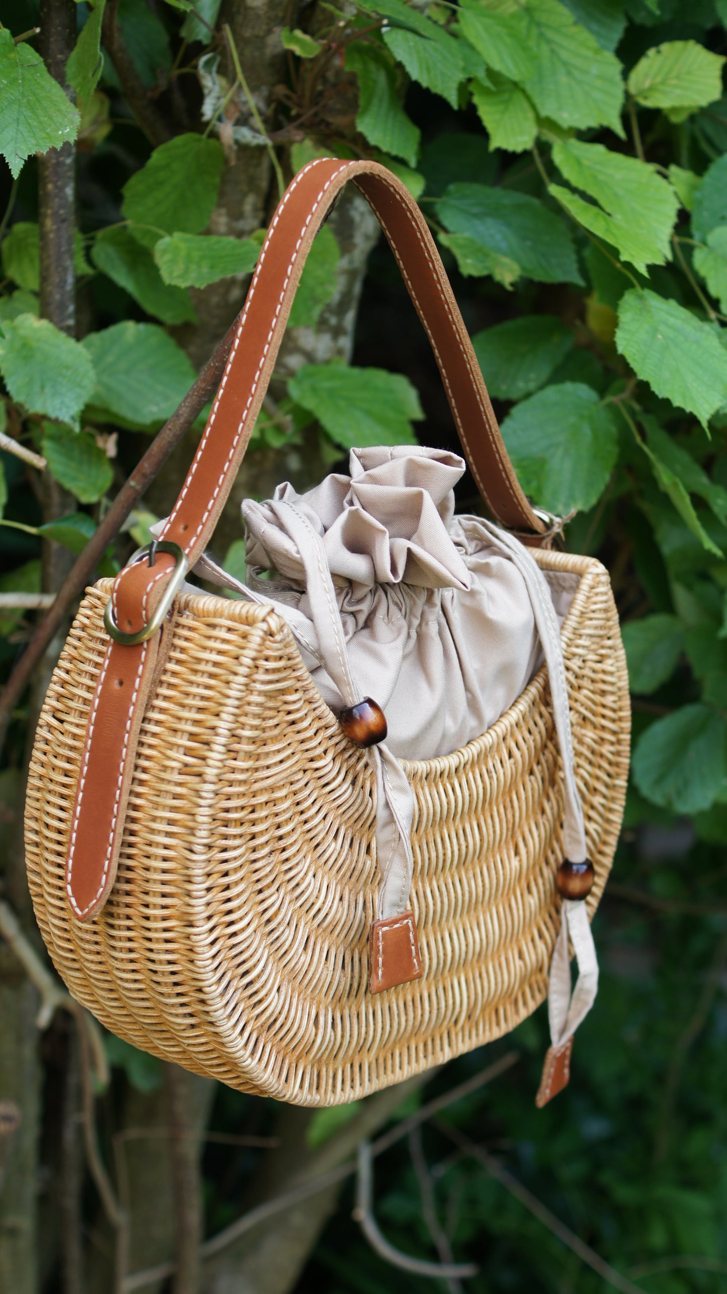 Premium Rattan Bag *Anggun* handmade fashion Handbag Straw Bag Purse Woven