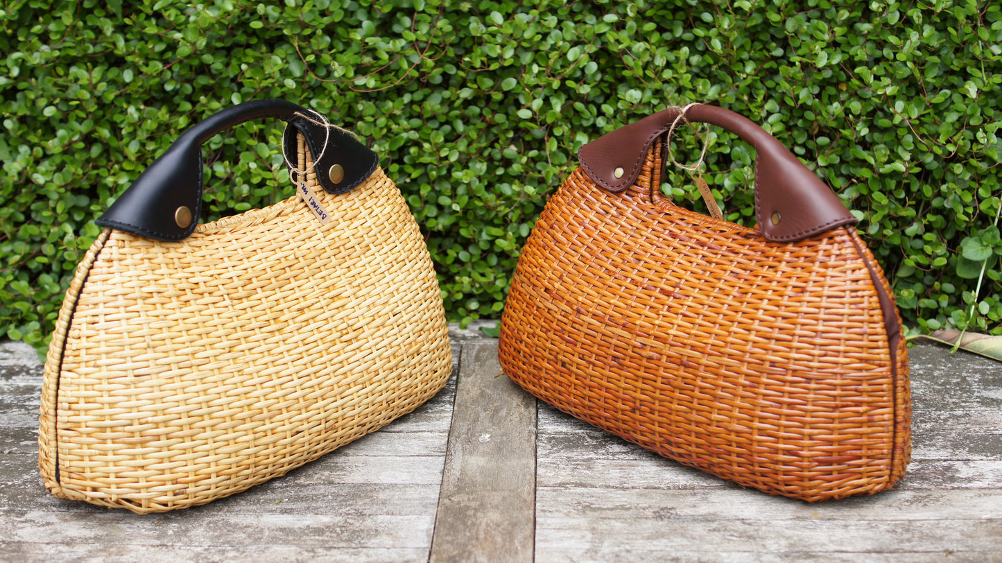 Premium Rattan Bag *Betari* handmade fashion Handbag Straw Bag Purse Woven