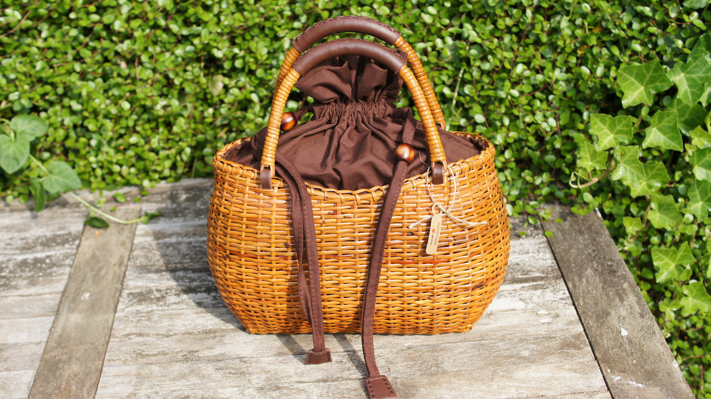 Premium Rattan Bag *Ceria* handmade fashion handbag straw bag purse woven