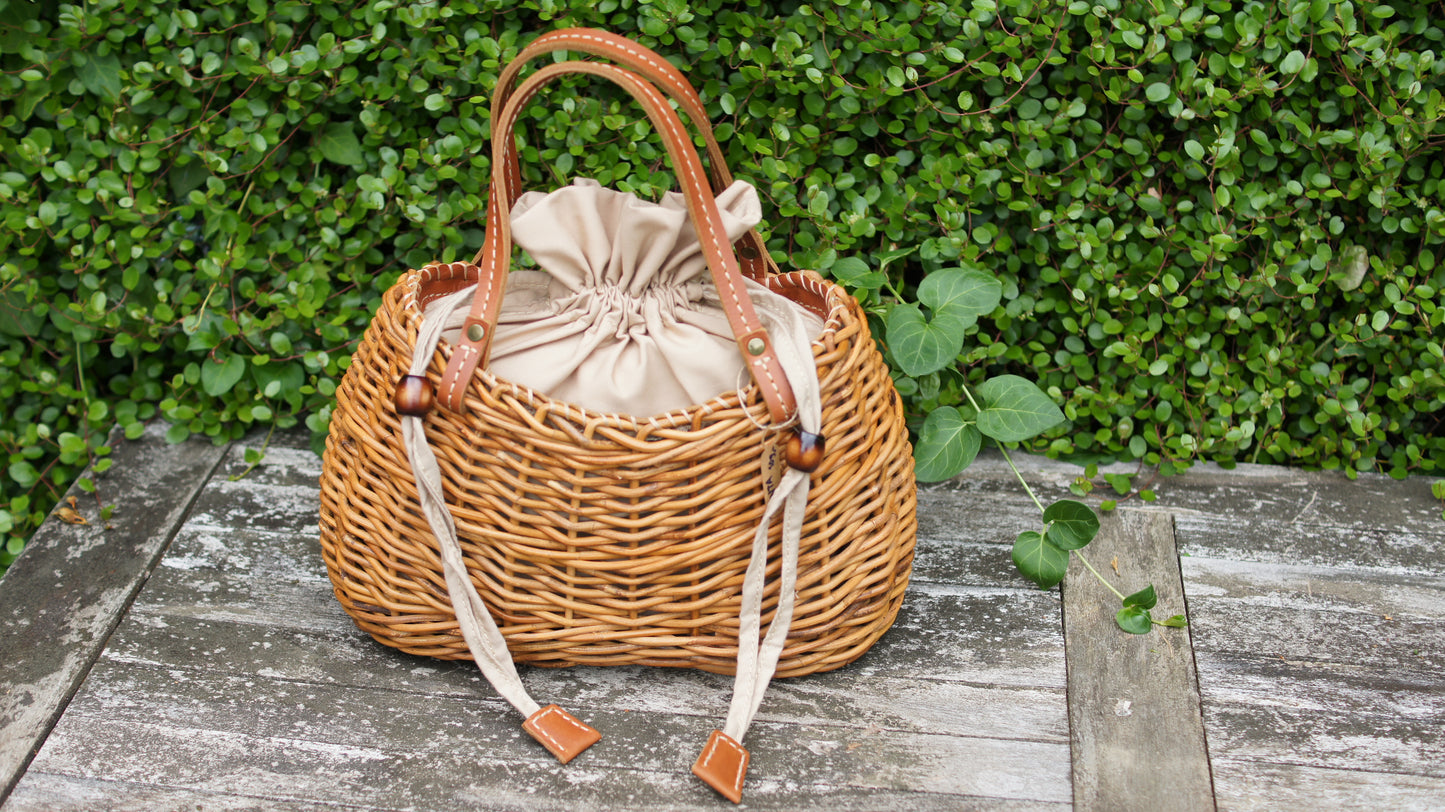 Premium Rattan Bag *Cinta*handmade fashion Handbag Straw Bag Purse Woven