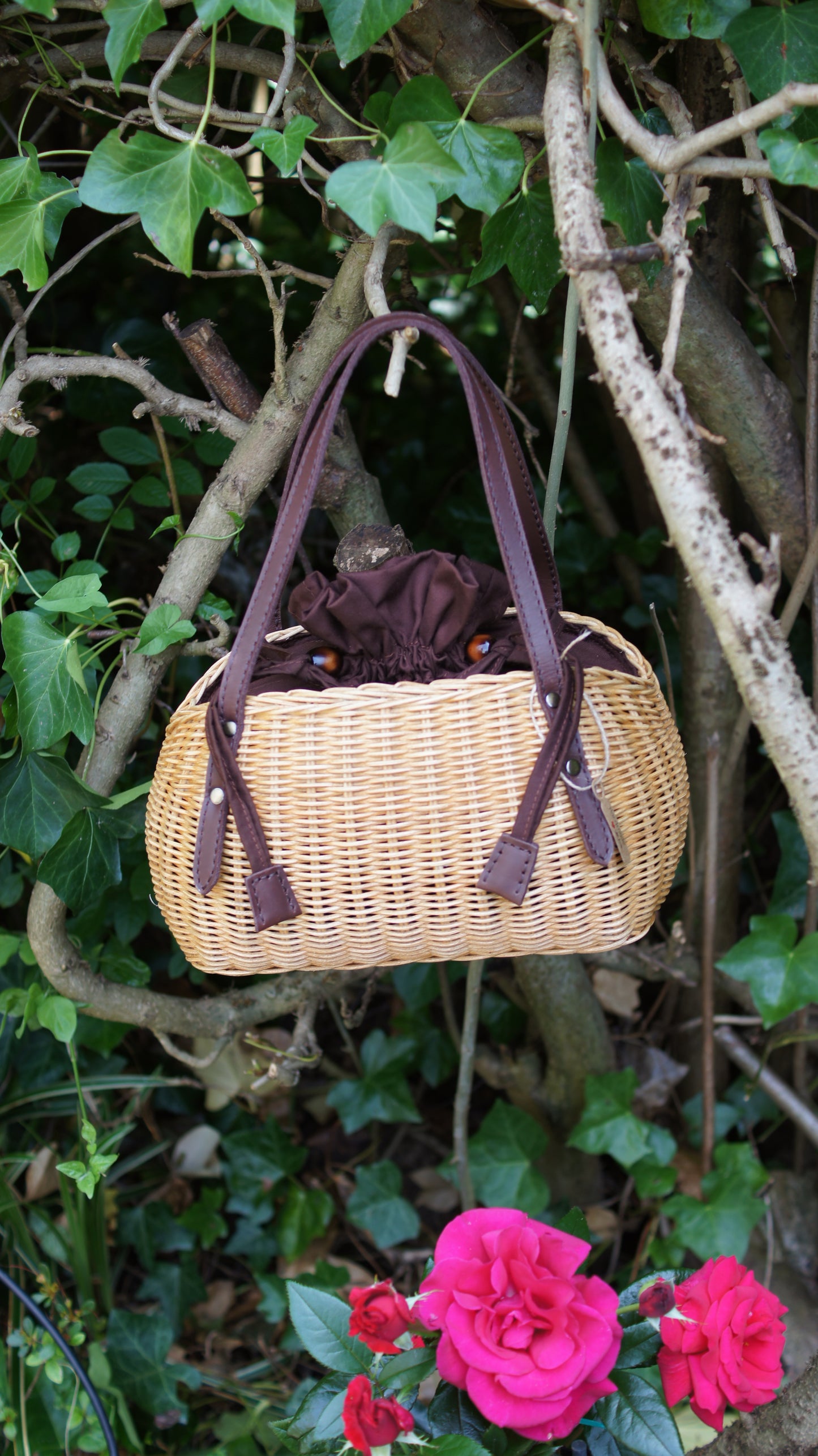 Premium Rattan Bag *Mentari* handmade fashion Handbag Straw Bag Purse Woven