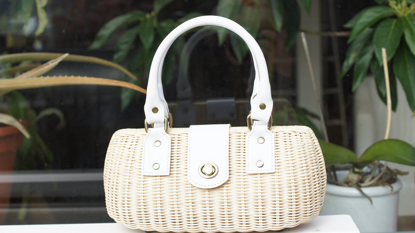 Premium Rattan Bag *Melati* handmade fashion Handbag Straw Bag Rattan Purse Woven Bag